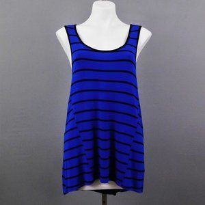 Cable & Gauge Women Shirt Blue Black M